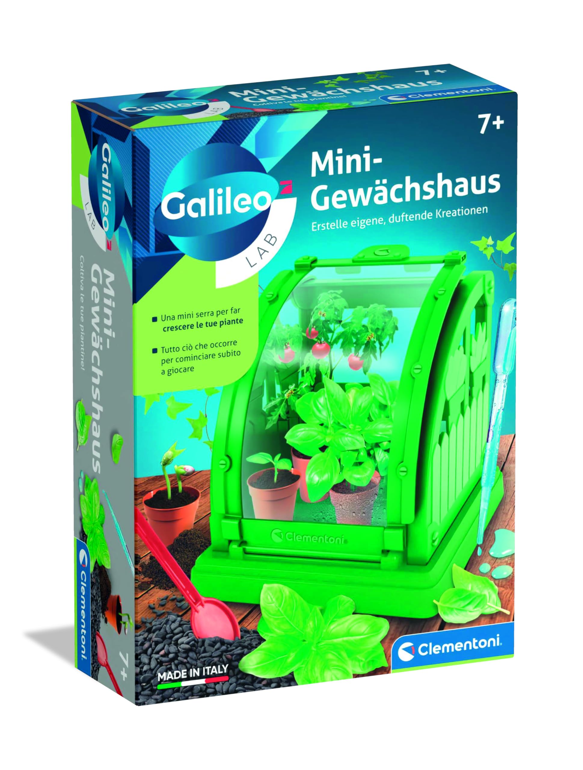 Amazon.com: Clementoni Galileo Lab Mini Greenhouse - DIY Botany