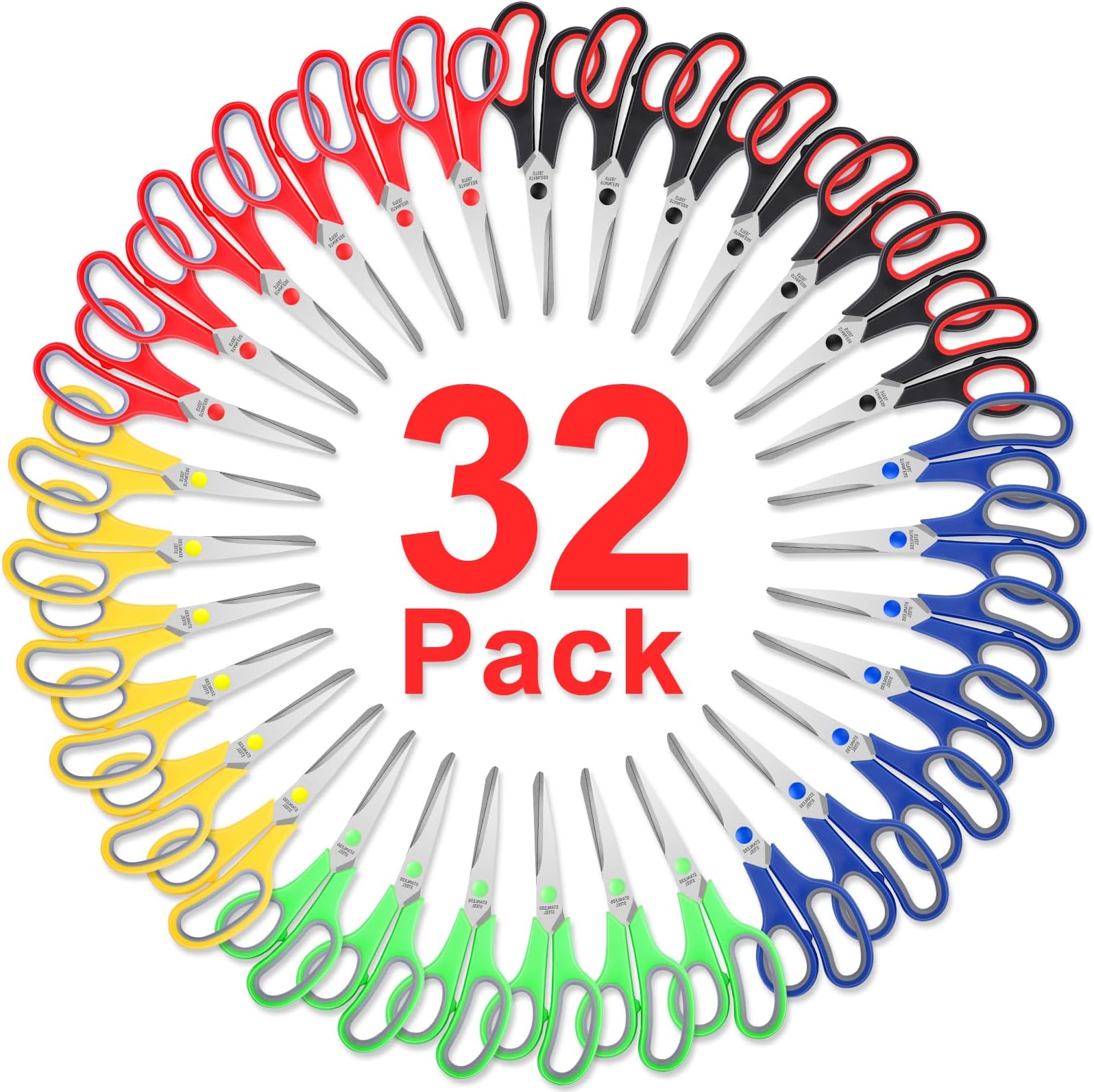 Amazon.com: 36 Packs Scissors, 8