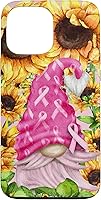 Vista 24 de Funny Breast Cancer Sunflower For Women Cute Pink Gnome Case for iPhone 16
