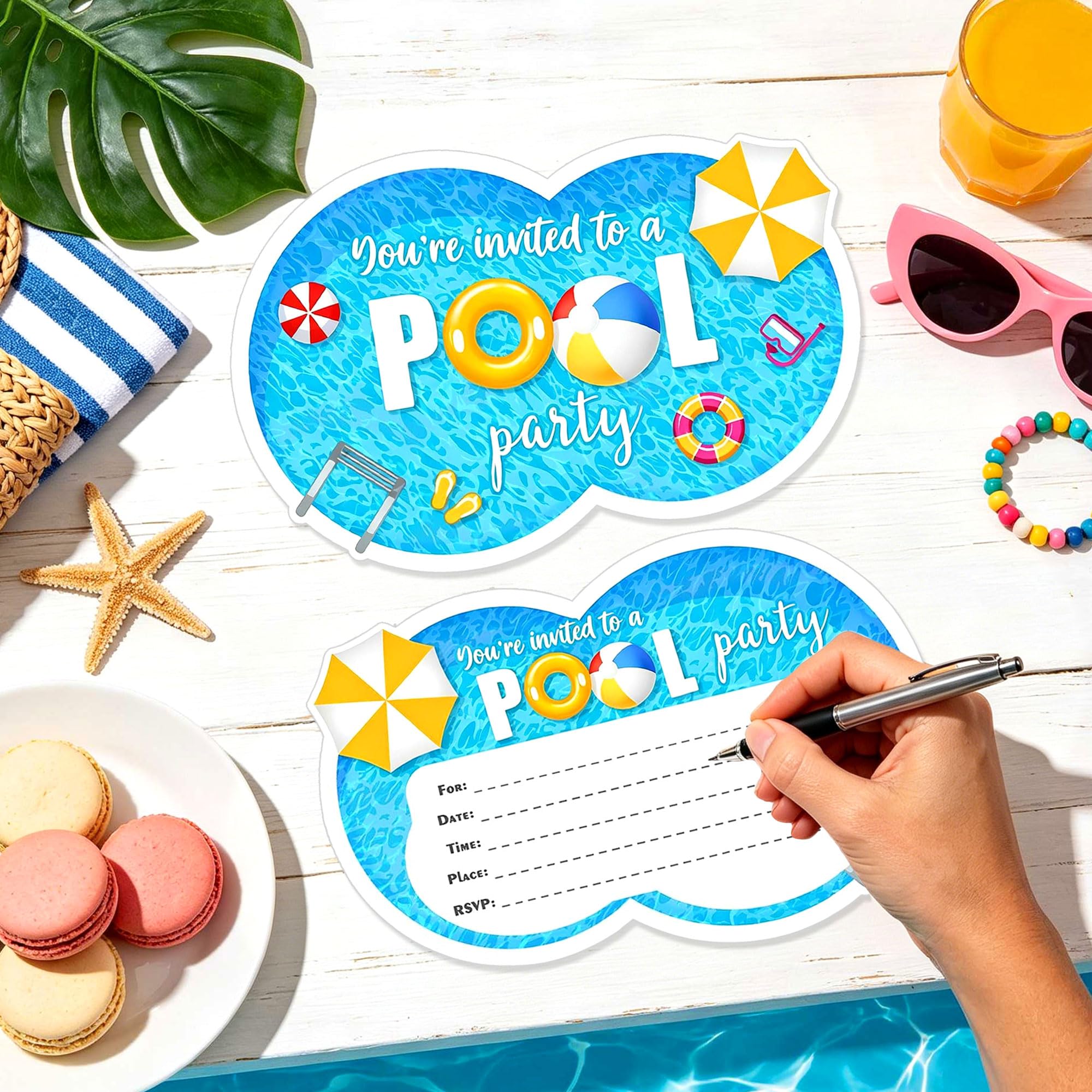 12 PCS Party Invitations Birthday Invites Card