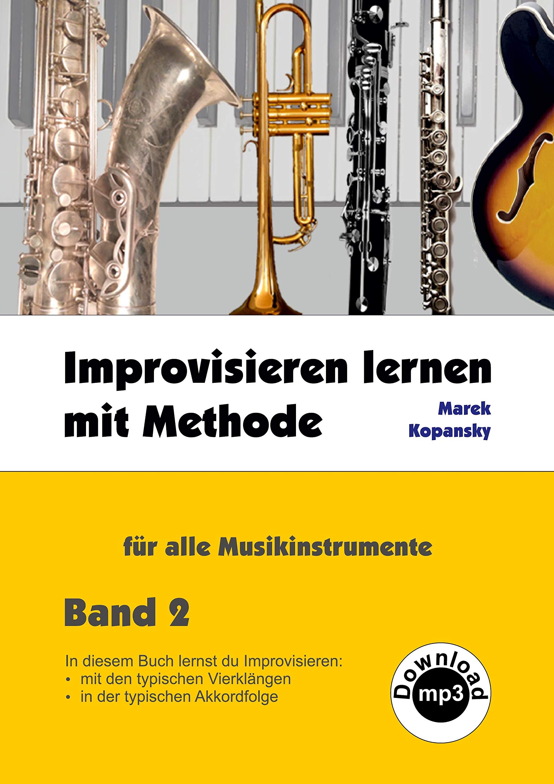 Livre improvisation instrumentale méthode tome 2 pour approfondir l'harmonie