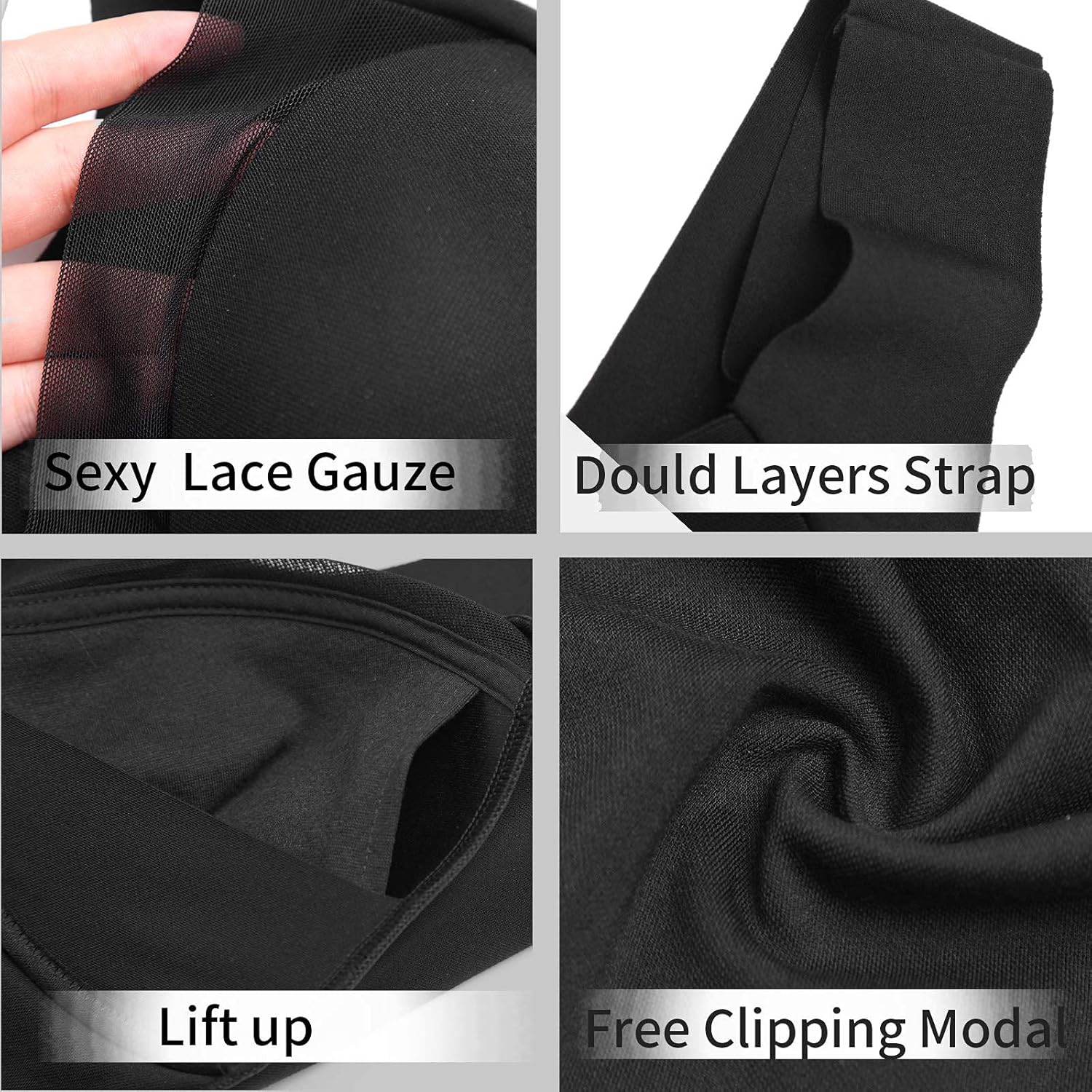 WOWENY Womens Wirefree Seamless Bras Everyday Lounge Bra Sleeping Full Coverage Pullover Bra - Image 2