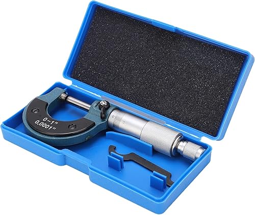 Micrómetro exterior de 0.000-0.984 in/0-1 pulgada,Micrómetros y accesorios Micrómetro,Herramienta de maquinista de precisión para medir