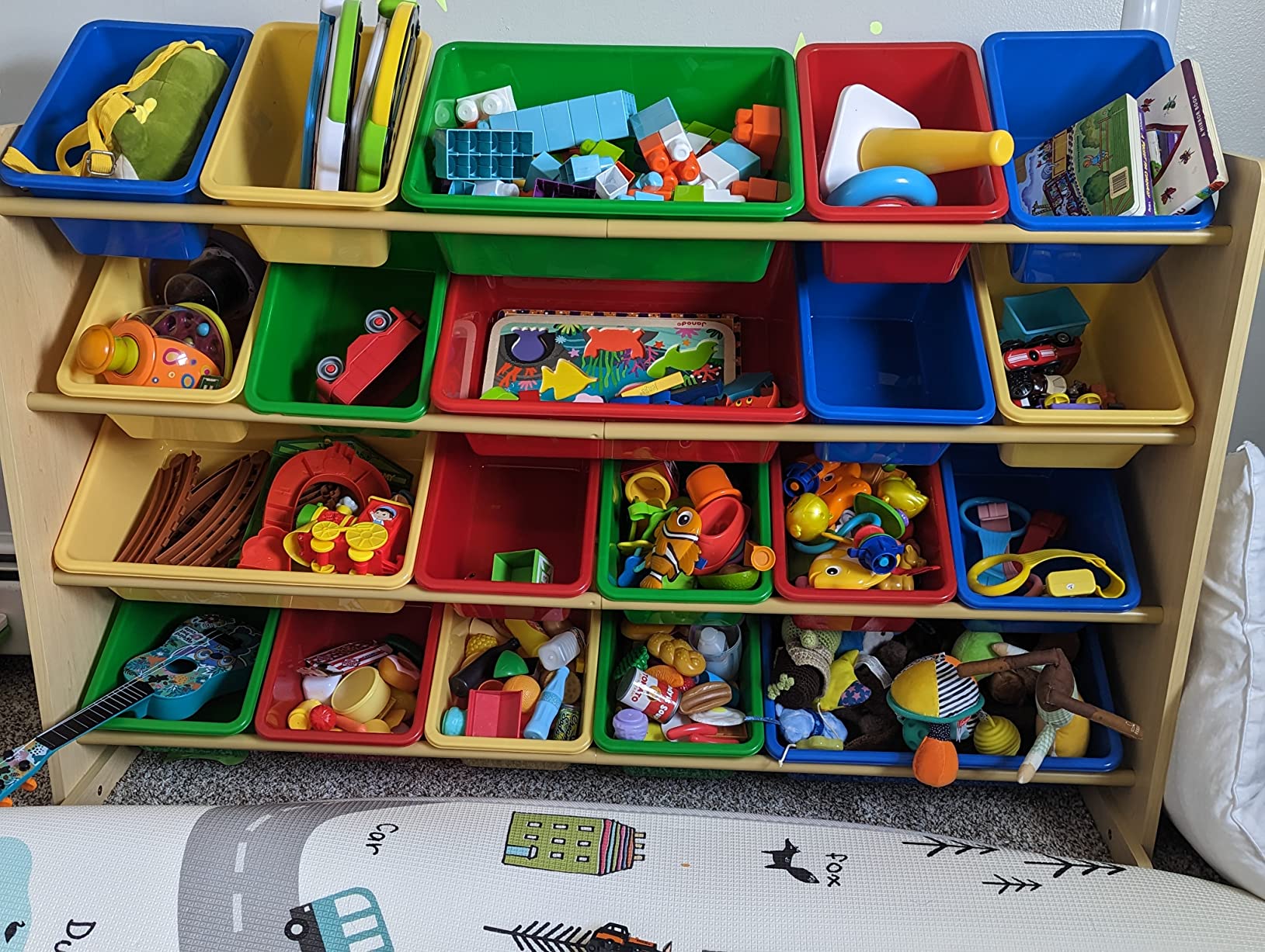 17/mo Finance Humble Crew Natural Primary Extra Large Toy Organizer