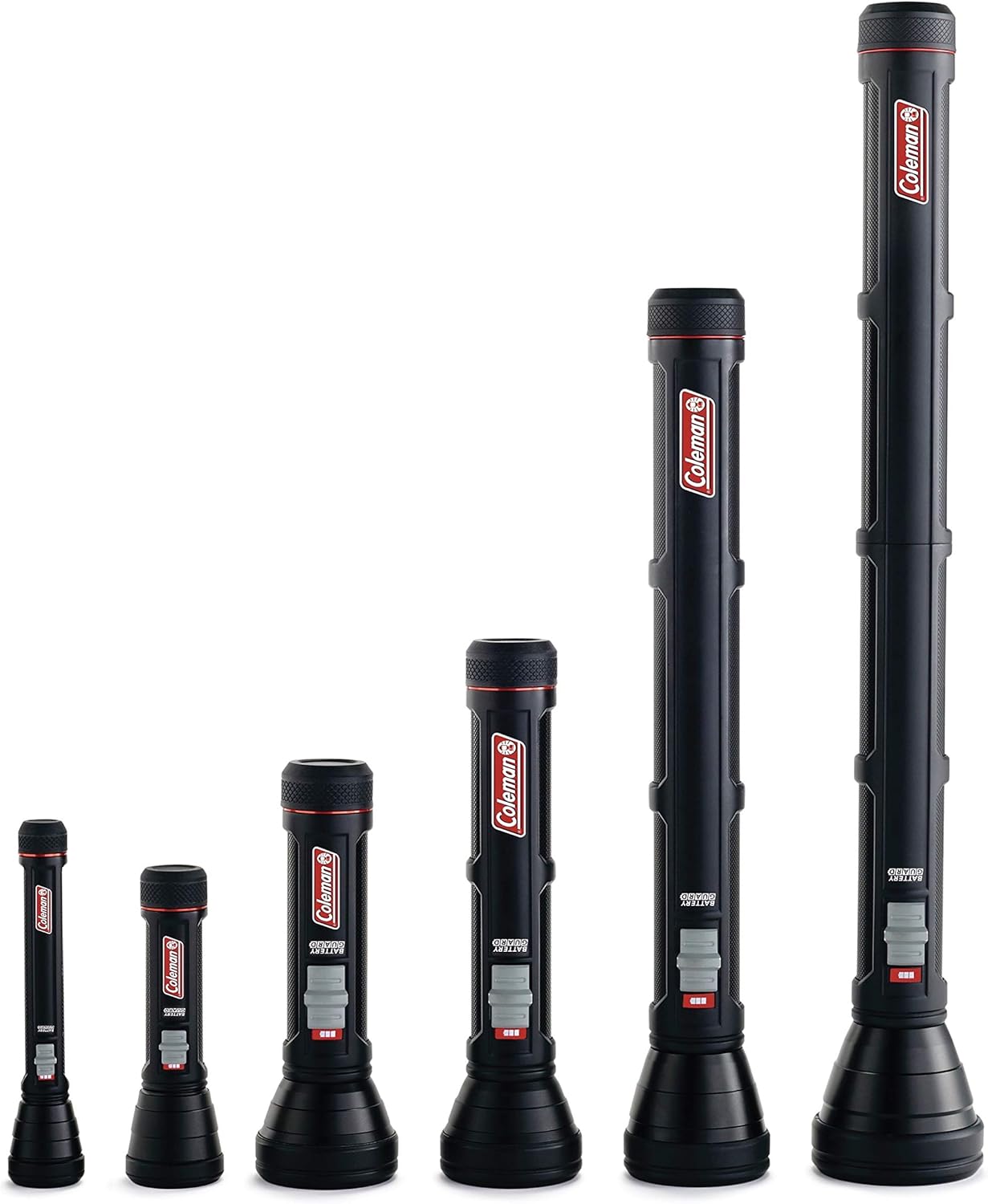 Coleman Battery Guard 300m LED Flashlight , Black : Tools & Home Improvement