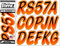 Vista 54 de Stiffie Whipline - Calcomanías de identificación alfanuméricas, adhesivos de números de registro para barcos y embarcaciones personales