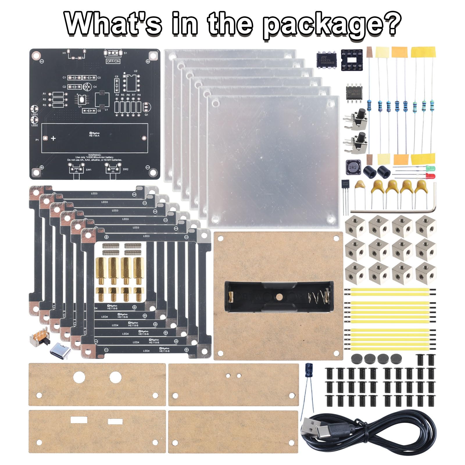 ICrduioo Soldering Kit, DIY Mirror Night Light Electronics Kit, Adjustable LED Brightness - Image 2