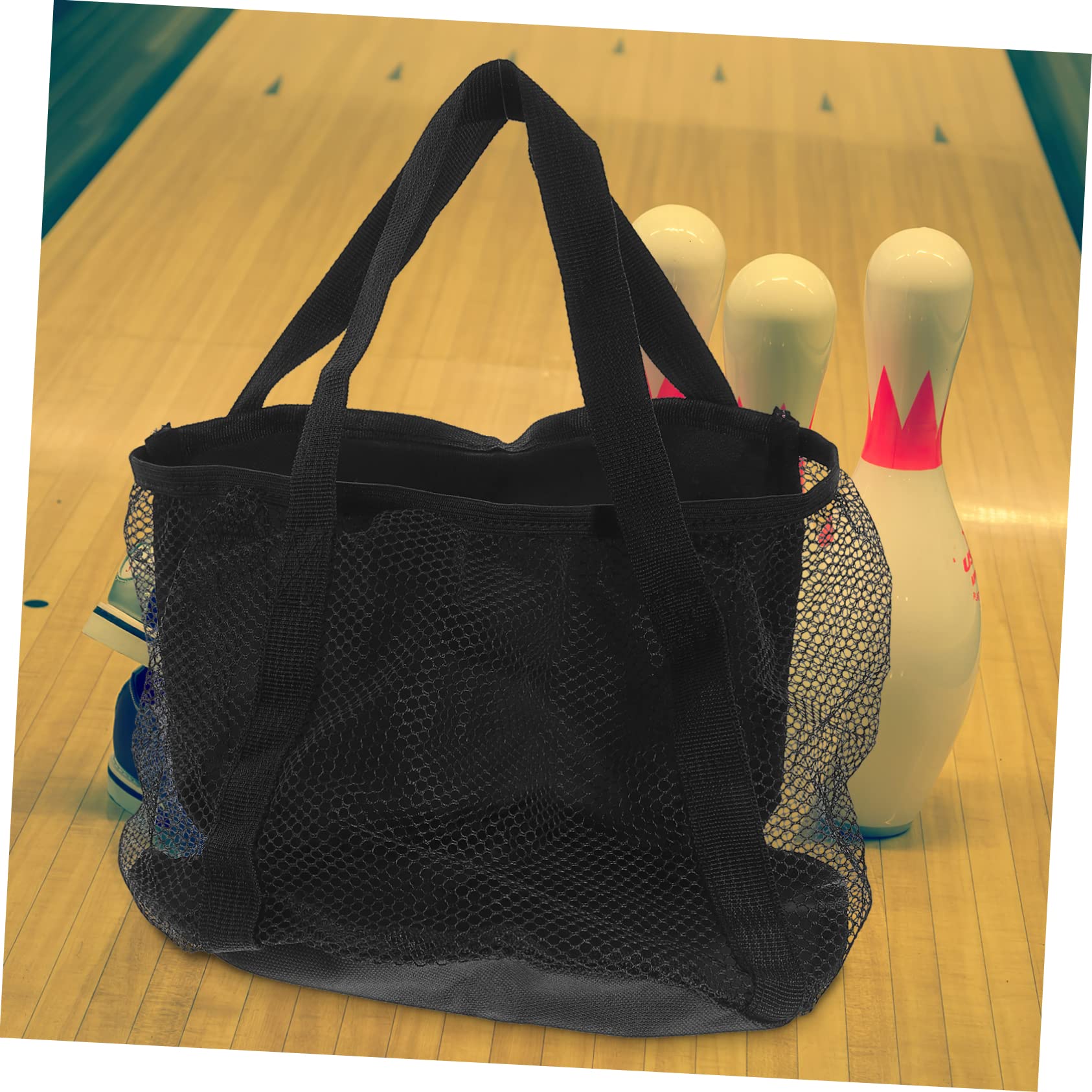 UPKOCH 3 Pezzi Bowling e Traspirante per Sport e Attrezzature Design Rete per Maggiore e Capacità per Palle Bowling Basket Volley e Altri Sport