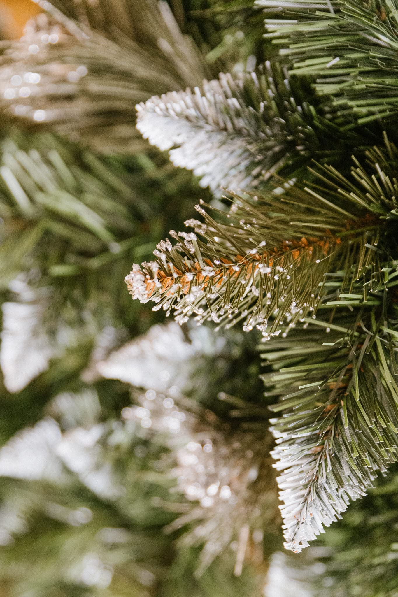 DWA Albero di Natale Tradizionale con Albero Verde Foresta (Snow Covered, 250 cm) - Vista 7