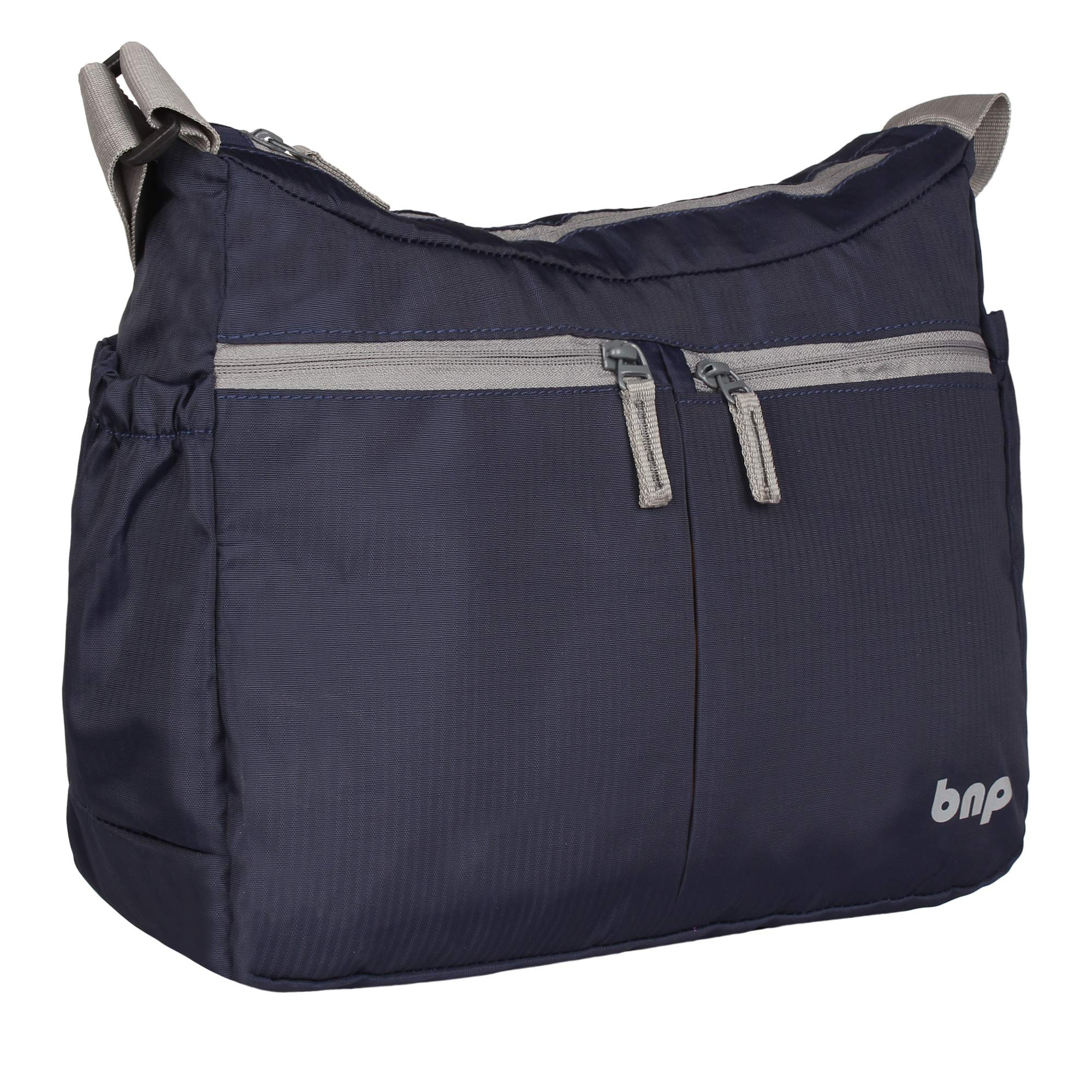 Bags N Packs Modern Stylish Polyester Casual Smart Crossbody Sling Bag for Men/Women/Boy/Girls (Navy Yellow) (B085W2BRZM) Amazon Price History, Amazon Price Tracker