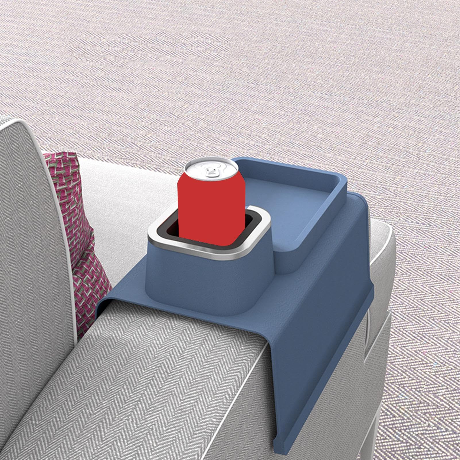 Couch-Tablett Armlehnen-Organizer, Fernbedienung, Handy