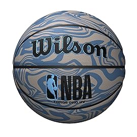 Wilson NBA Forge Pro UV Indoor/Outdoor Basketball - Size 7-29.5, Sand