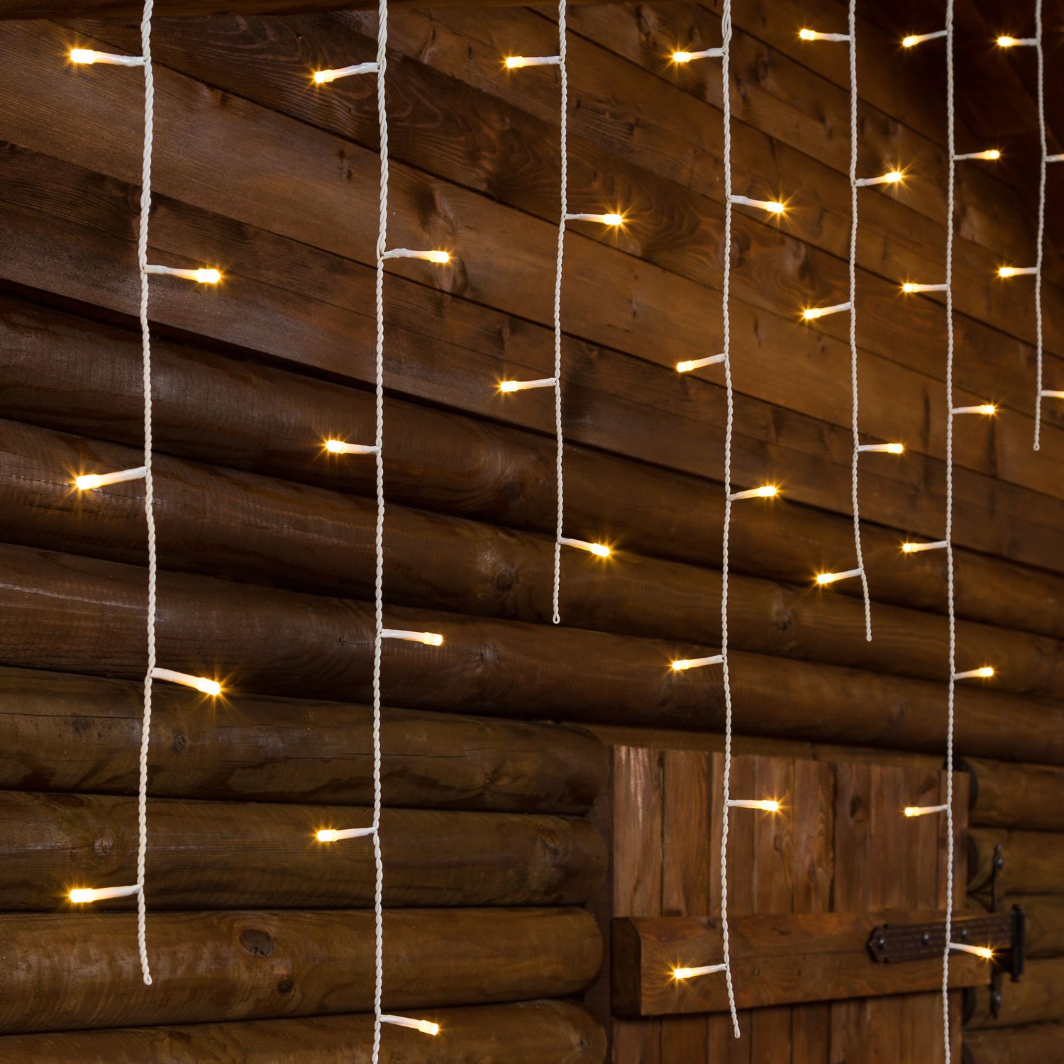 Tenda luminosa Lotti 33184 Led Stalattite 5 x 1 m, 182 LED Bianco Freddo, Cavo B