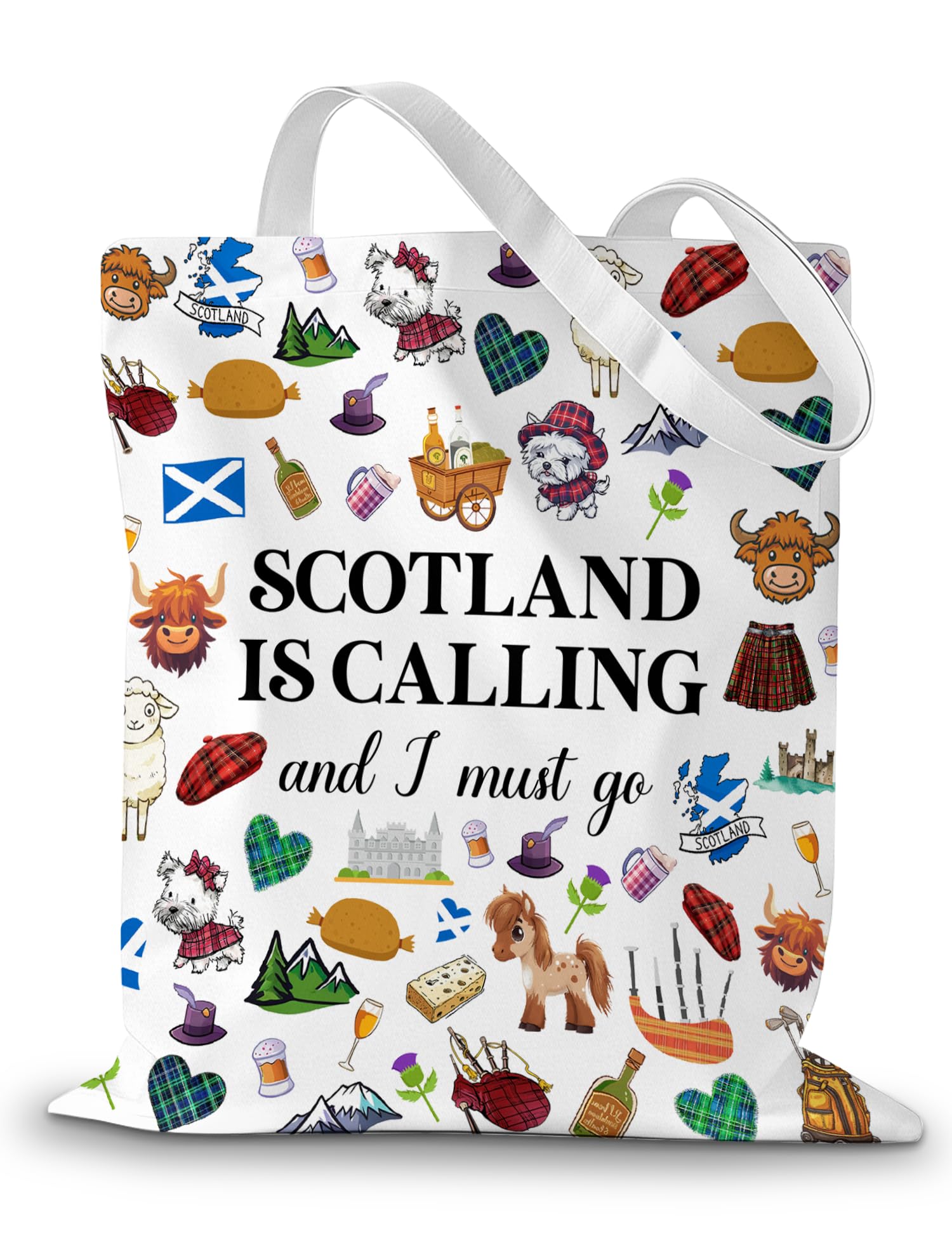 London Travel Canvas Tote Bag London City Themed Souvenirs Gifts for Traveller Women Friend Reusable Shopping Grocery Bags