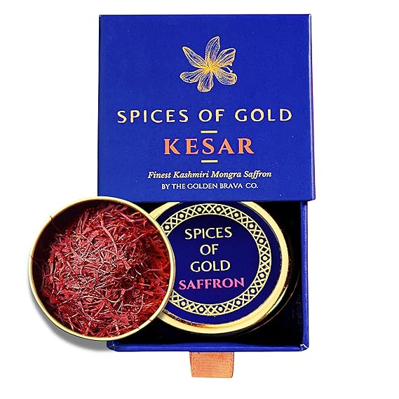 Spices Of Gold 5g A+++ Grade 1 Saffron Original Kashmiri All Red