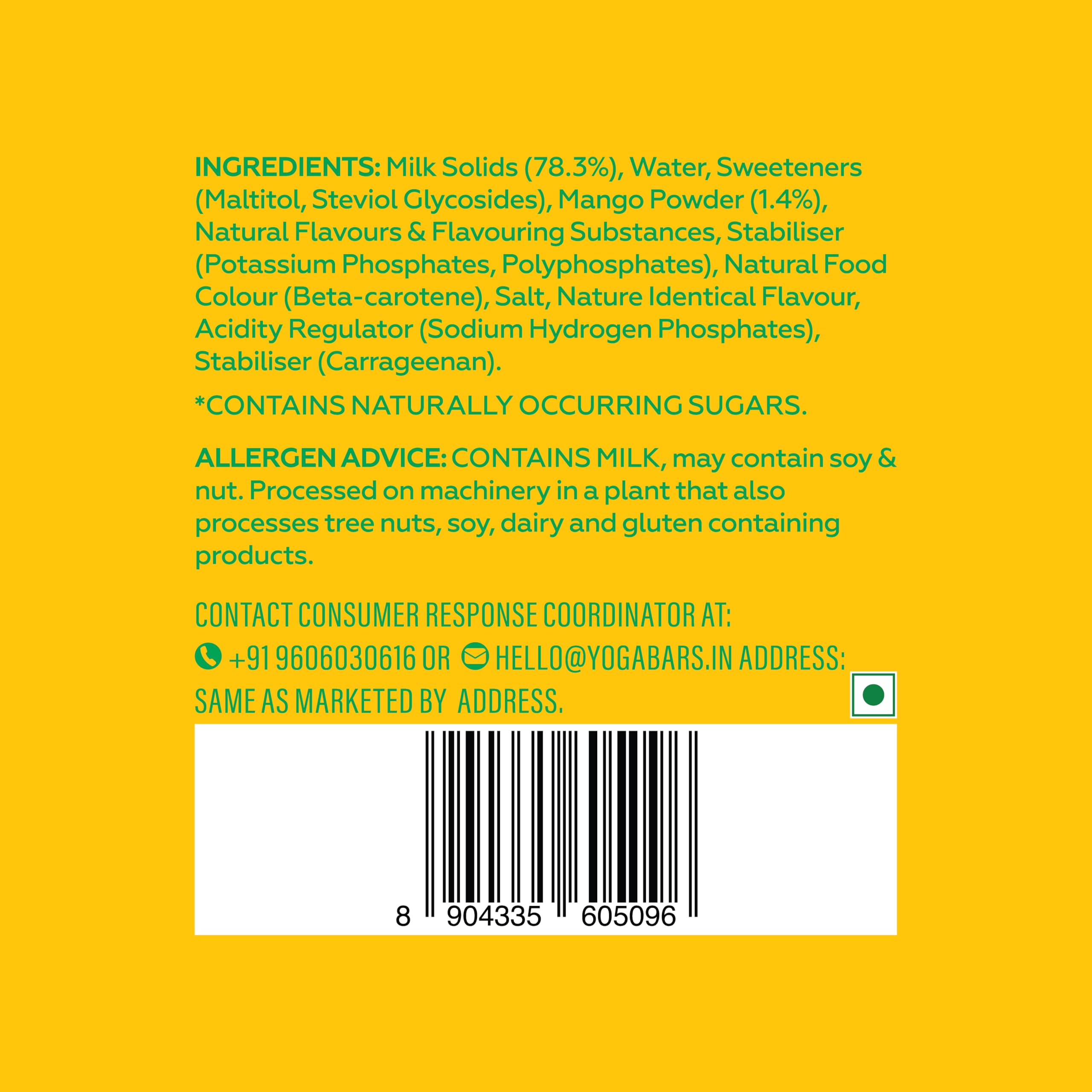 Yogabar 26g Protein Shake | Goodness of Protein & Premium Mango | 26g Protein Milkshake with No Added Sugar | Ideal for Early Mornings, Pre & Post Workouts Energy Drink (250ml) — Amazon image 3