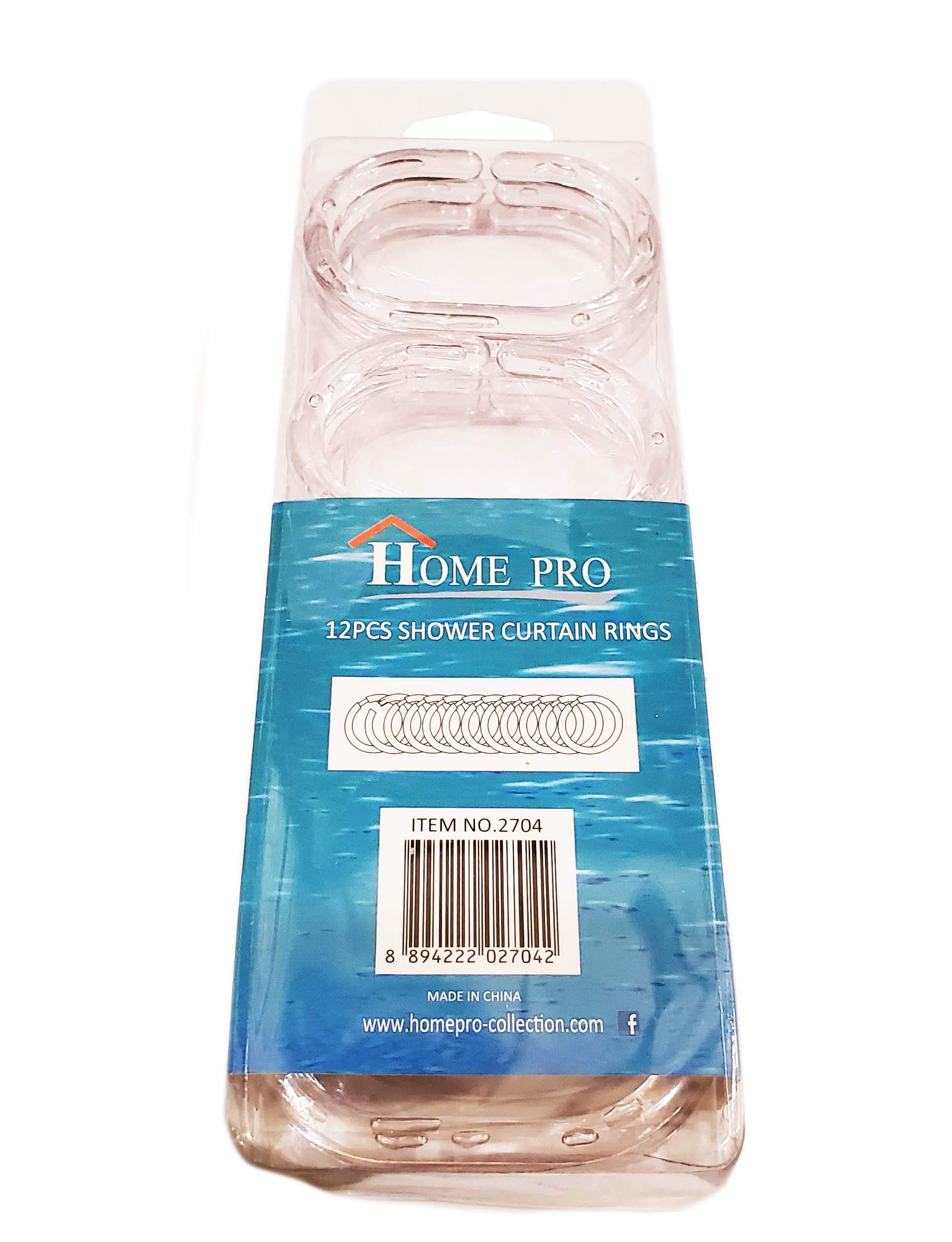 Home Pro C-Hooks 12-Pieces, White