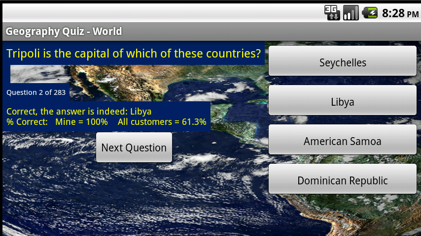 Geography Quiz - World - App on Amazon Appstore
