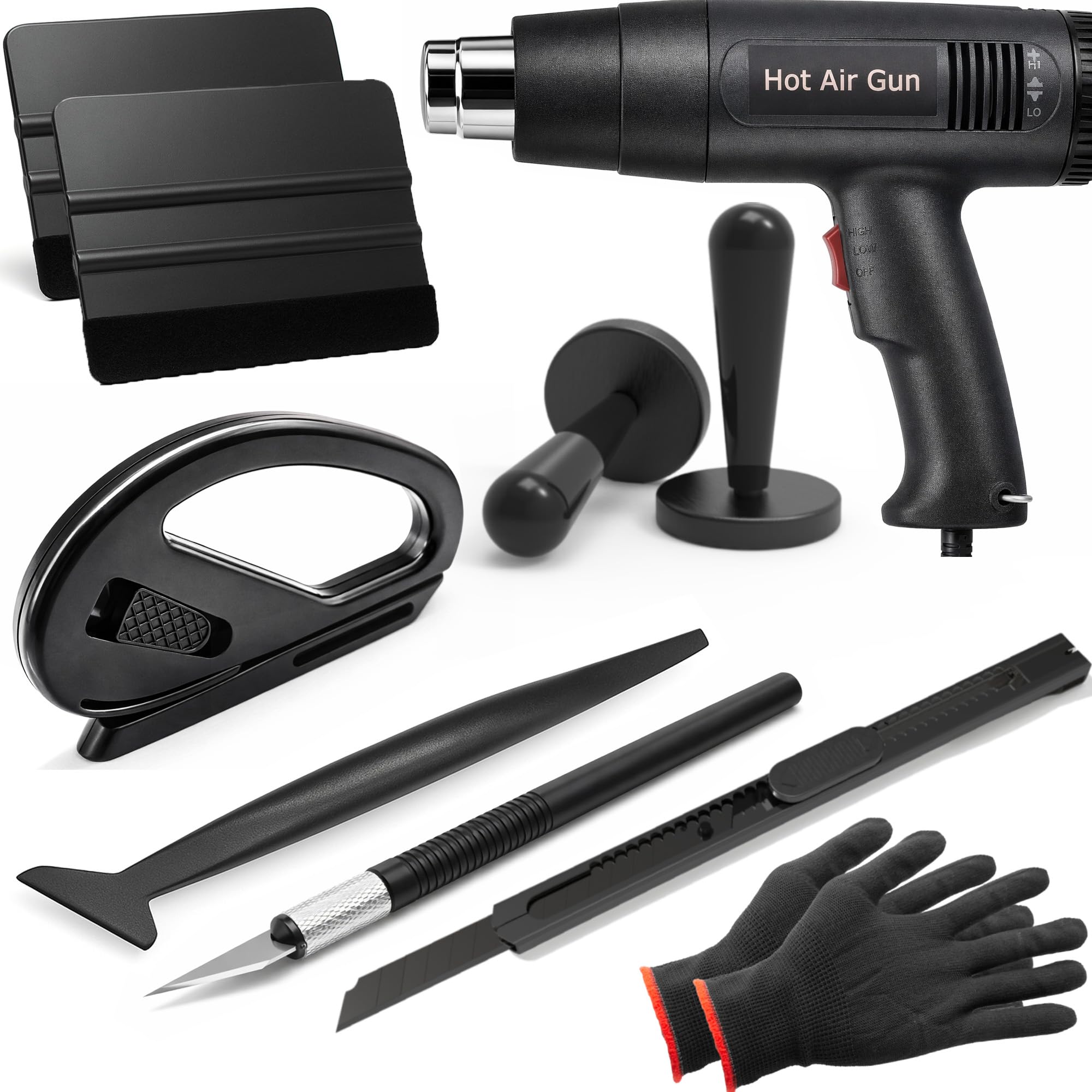 Spanno Heat Gun for Vinyl Wrap, Car Wrapping Kit