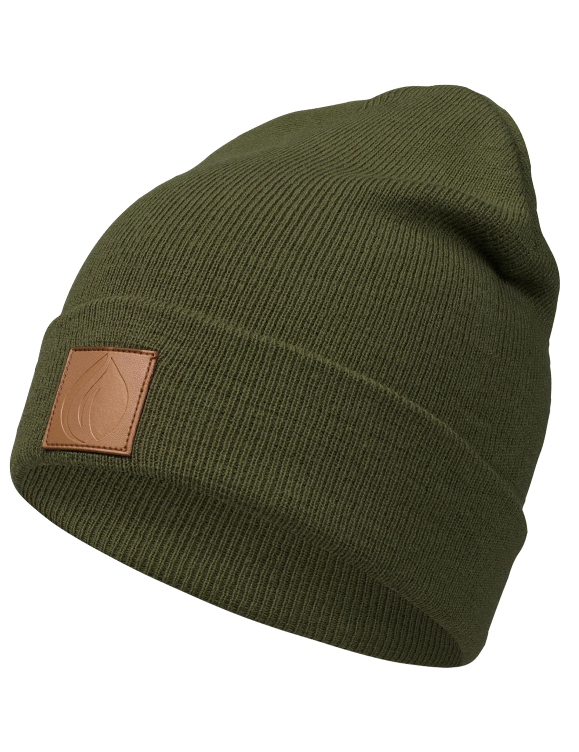 Occulto Leatherpatch Winter Mütze Beanie