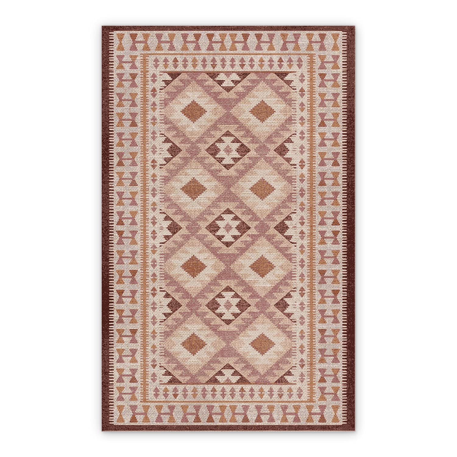 Tapis en Vinyle BirdsEcho Zohr 150x198cm pour Salle à Manger et Bain