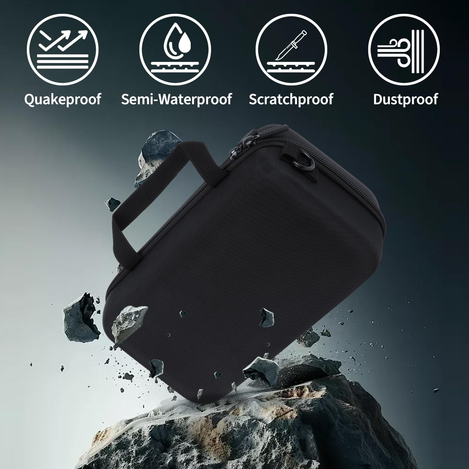 Dur Étui de Protection Compatible avec Canon EOS 2000D/ R50 / R6 Mark II / 90D / R8 / R7 / 800D / R5 / 5D Mark IV Appareil Photo