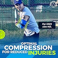 Vista 7 de Mangas de brazo de pickleball – Ajuste de compresión y protección UV – Mangas deportivas transpirables para jugadores – Tamaño M/L – 5 diseños