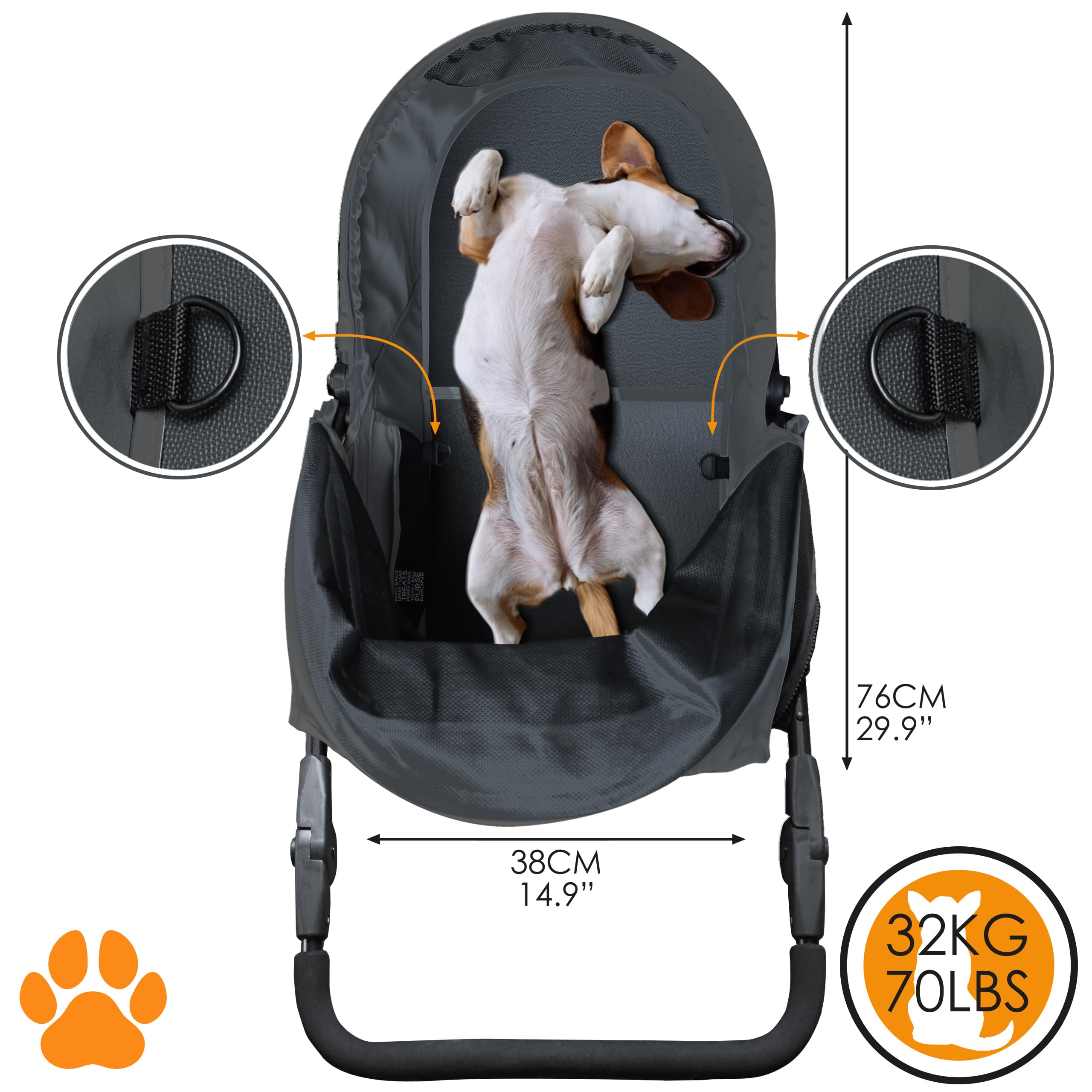 MY DUQUE Cooper ドッグカート Amazon.co.jp: ドイツのおしゃれブランド MY DUQUE Cooper