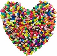 Vista 7 de 1000 cuentas de fusible, cuentas de fusión rojas de 0.197 pulgadas para manualidades, recambio de cuentas a granel.