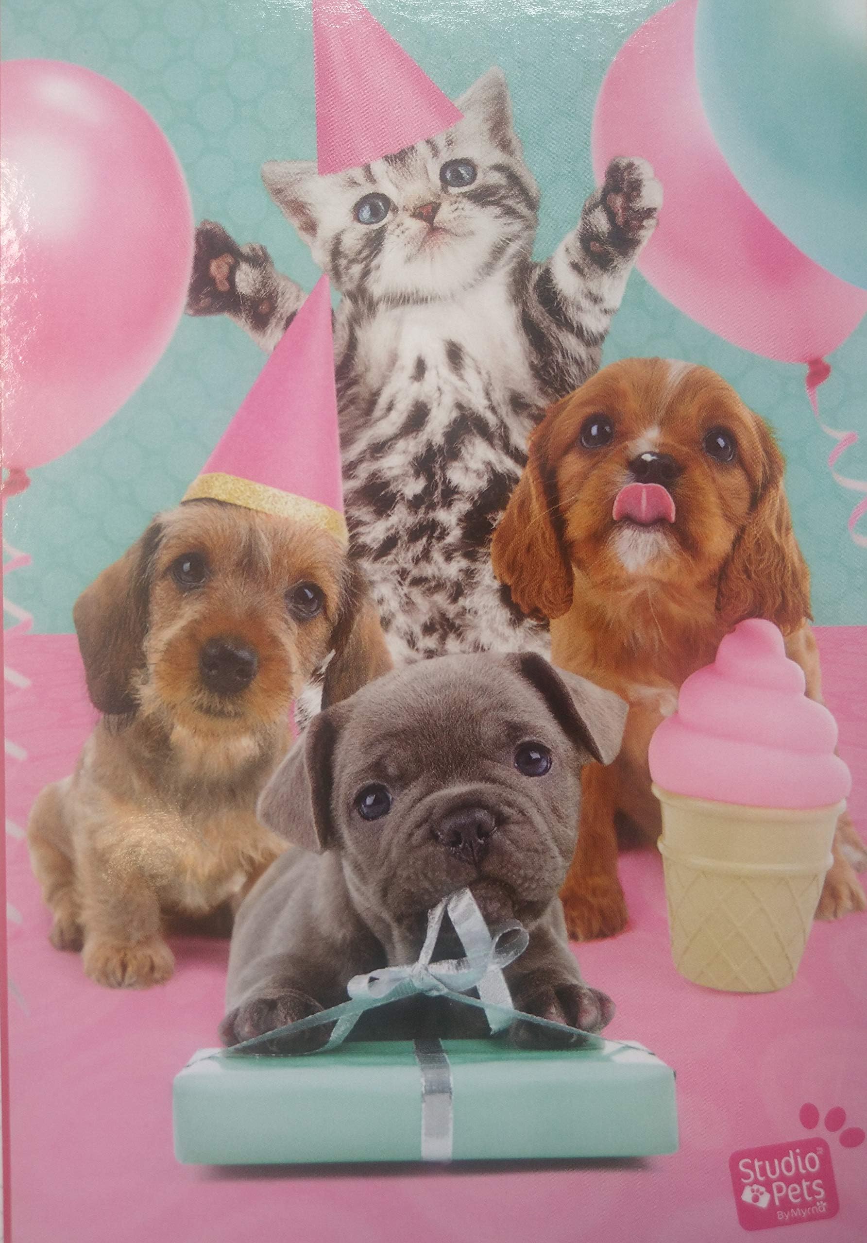 Studio Pets Party Time 500 Piece Puzzle 19" X 13 Inch