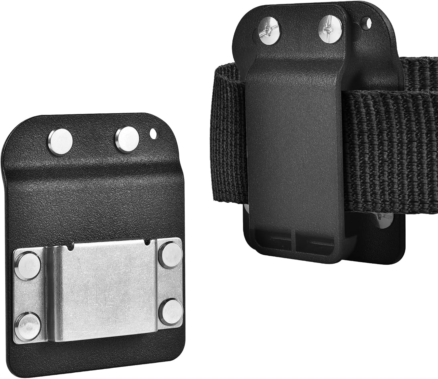 Tape Measure Holder for Belt, Heavy Duty Tactical Tape Measuring Holster Tool Belt Clip Holder Fits up to 2" Tool Belt Prevent Pants Pocket Tearing
