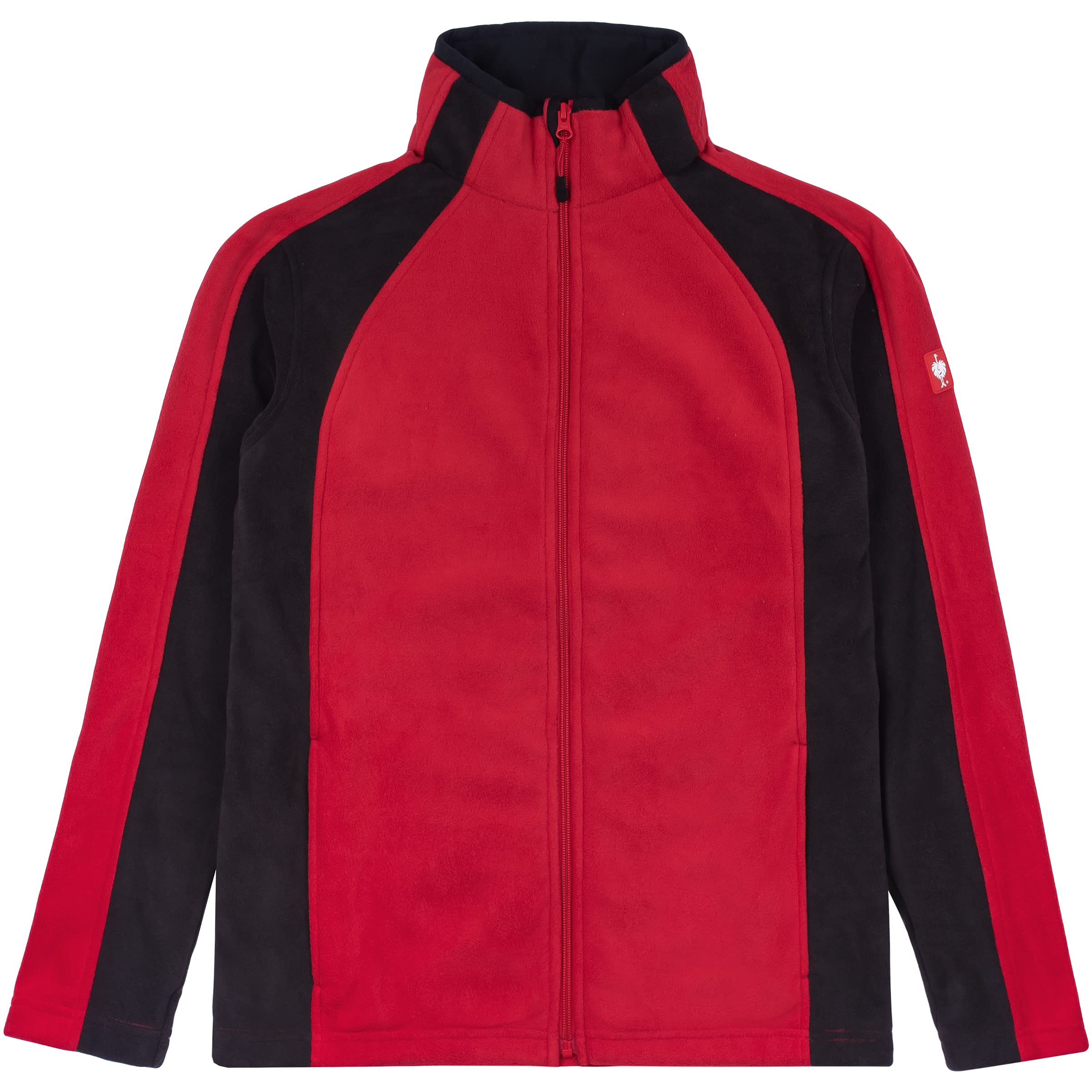 Engelbert Strauss Men's Red Fleece Jacket Microfleece Dryplexx, Color:, Size:l