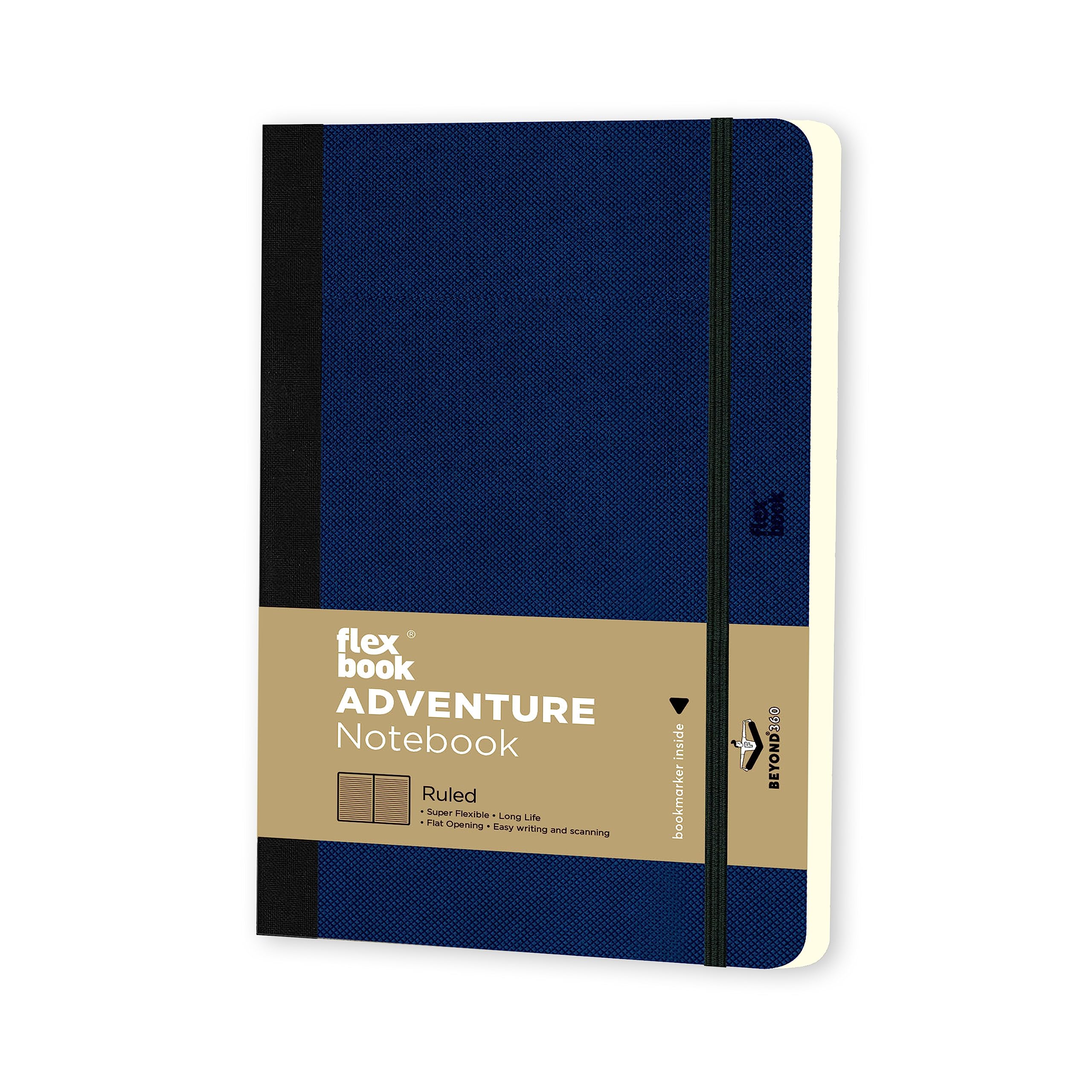 Flexbook 70 Özel Seri Adventure Esnek Notebook, 13X21 Royal Blue Çizgili 192 Sayfa 85Gr