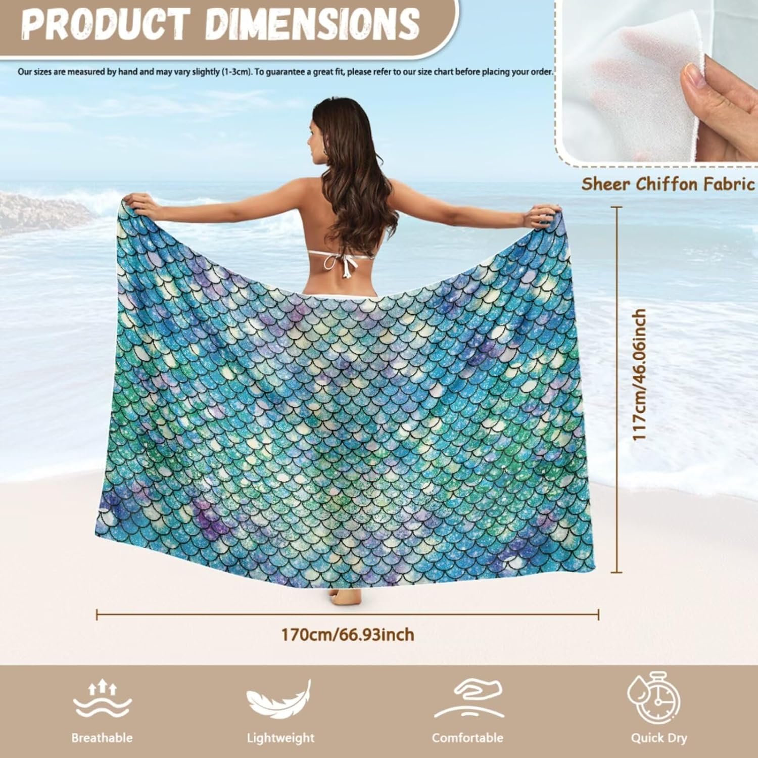 Xpyiqun 3 Piece Bikini Swimsuits with Cover Up Skirt Bathing Suit for Women Halter Triangle Top Tie Side Bottom Coverup