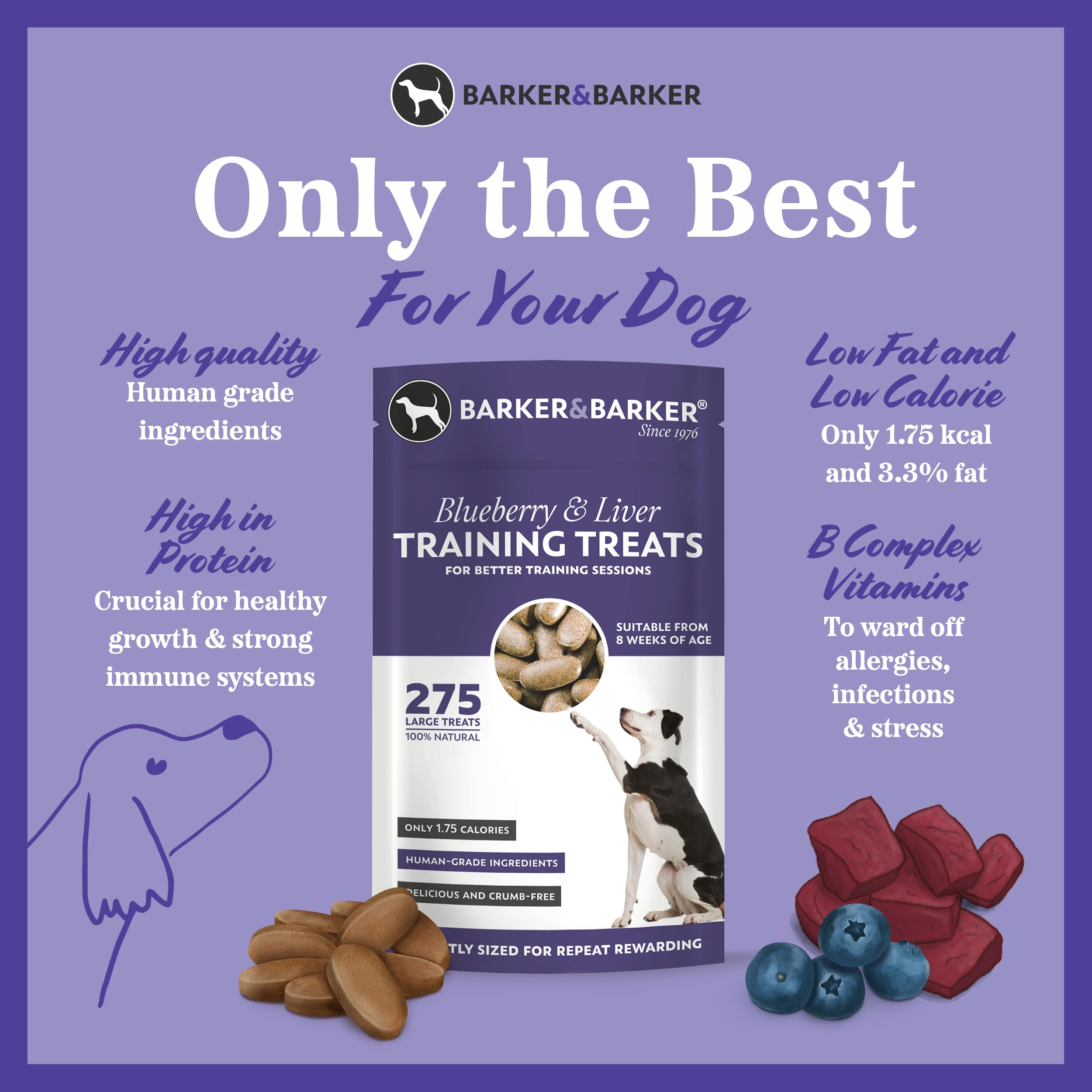 Barker and Barker Grain Free Dog Training Treats - Image 2