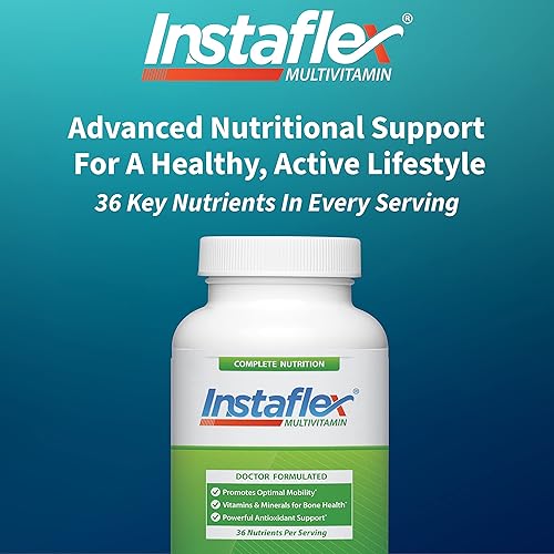 Miniatura 6 de Instaflex Multivitamínico - Suplemento de apoyo articular, apoya la movilidad y la salud ósea, 90 tabletas