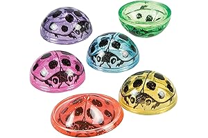 Lady Bug Glitter Popper Toys - Set of 12 Pop Ups: The...