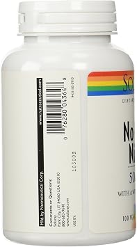 Solaray - No Flush Niacin, 500 mg, 100 capsules
