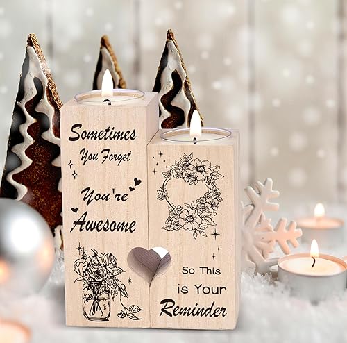 Miniatura 3 de Hua Feishang -Candelabros de regalo de cumpleaños para mujeres, regalos para mujeres, amigos, colegas, mejores amigas, hermanas, padres, regalos