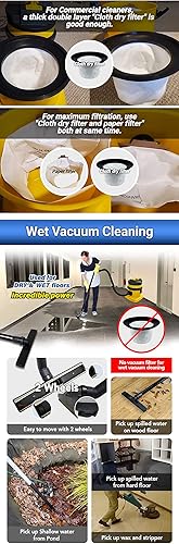 Miniatura 5 de Wild hog - Aspiradora y limpiador para persianas de ventana (4 galones)