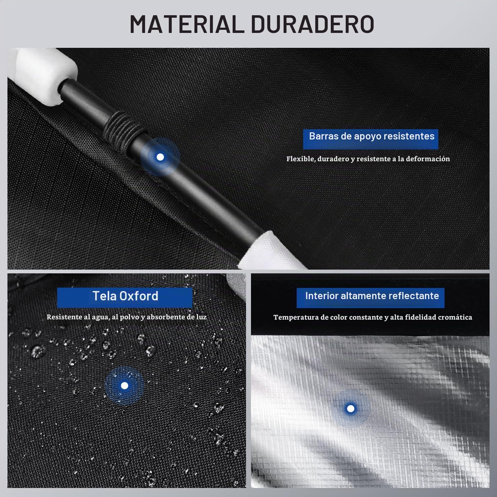 NEEWER 40cmx40cm Configuración Rápida Plegable Softbox Cuadrado con Difusores/Honeycomb Grid/Bolsa, Bowens Mount Compatible con Godox Aputure 120d Luz Continua de Vídeo Q4 Flash de Estudio, NS15S