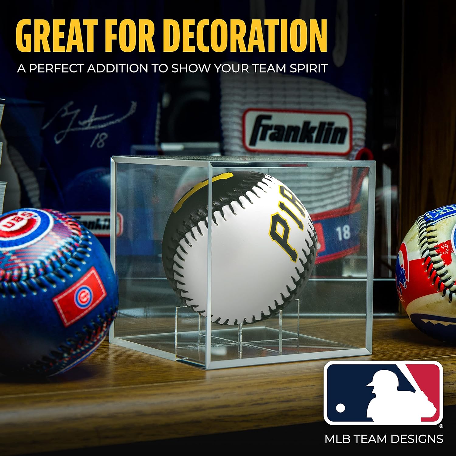 Franklin Sports MLB Team Soft Baseballs - Team Logo - Fan Shop Toy Baseball for Kids - Decoration for Desks and Office