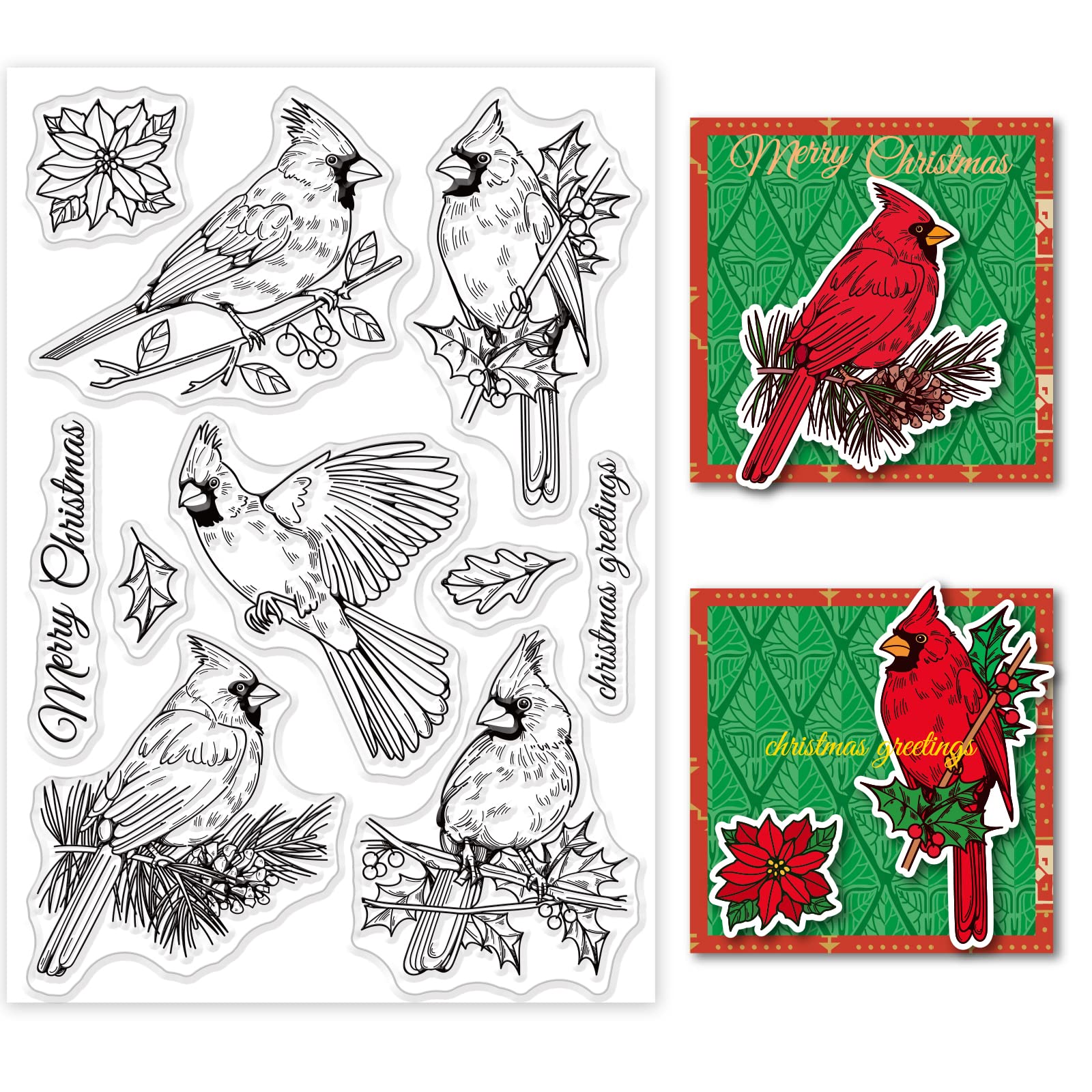 Klare Silikon-Stempel „Vogel & Eule“ – DIY Stempel Für Karten & Scrapbooking