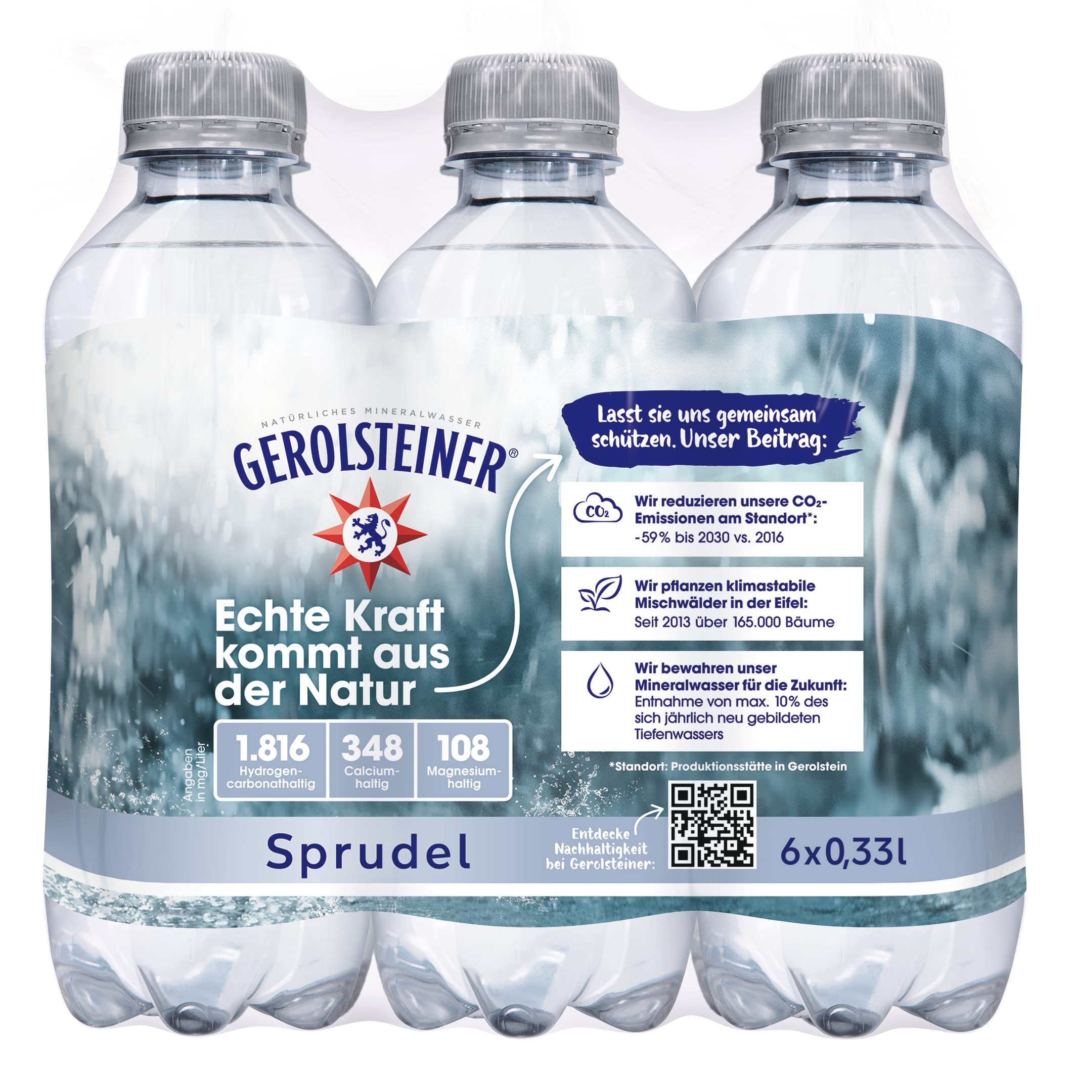 Gerolsteiner Sprudel 24 x 0,33l EINWEG