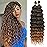 Eerya Long Curly Braiding Hair 30 Inch 2 Packs Ocean Wave Crochet Hair for Black Women Deep Wave Braiding Hair for Boho Braids (30 inch, T1B/30)