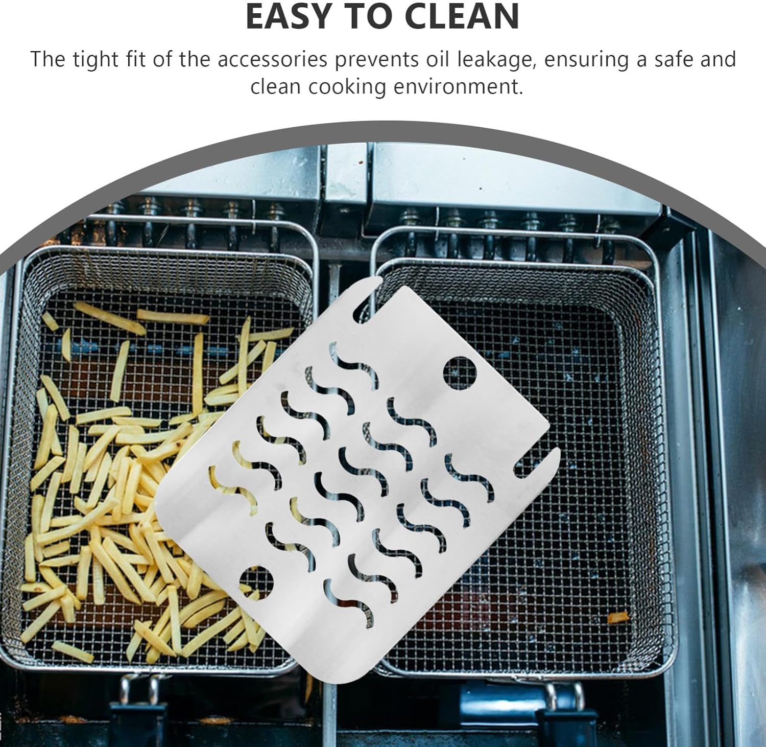 Stainless Steel Fryer Crumb Screen 81 Electric Deep Fryer for 12l