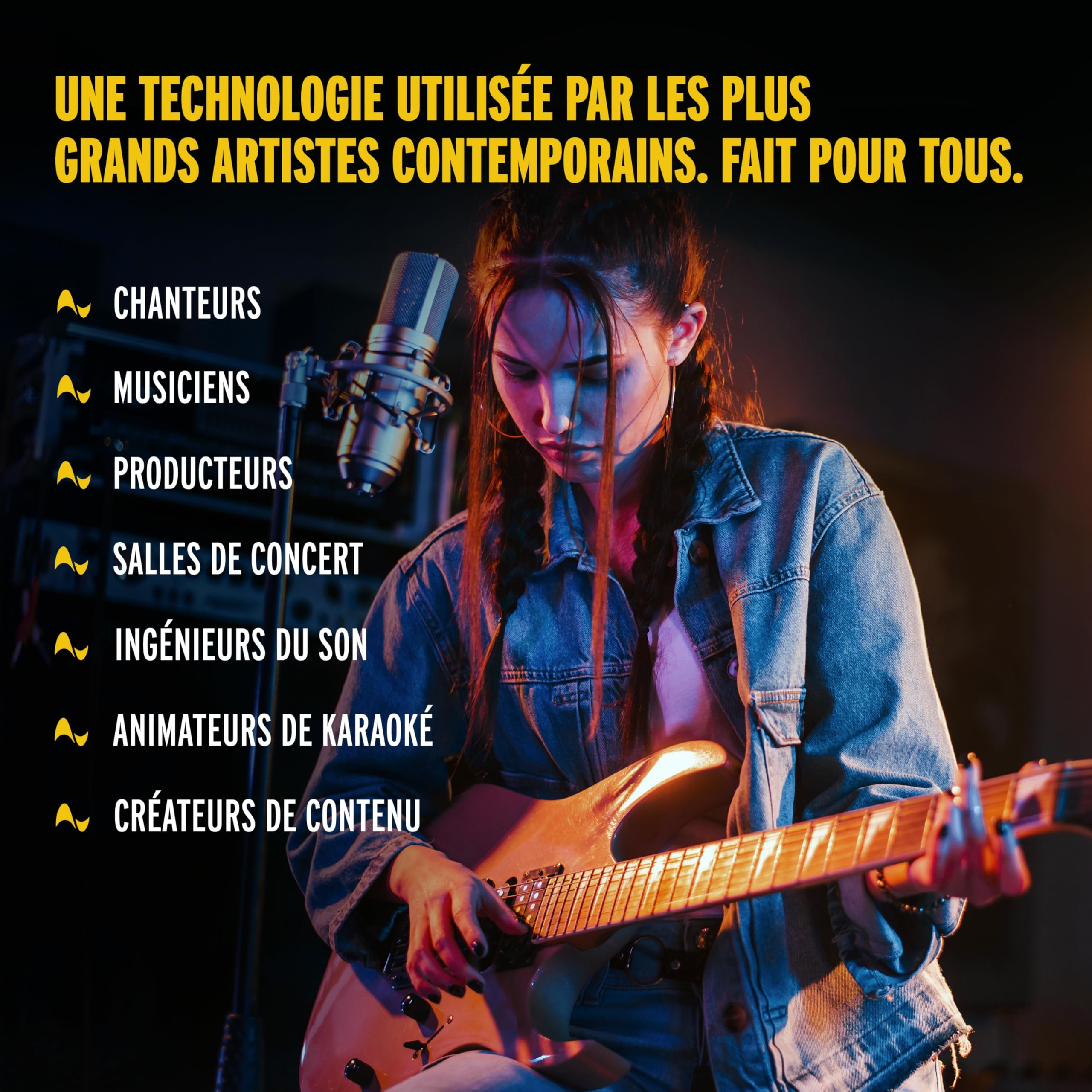 HeadRush VX5 - Pédale d'effets Vocaux avec Antares AutoTune, Correction de Tonalité en Temps Réel, Harmonie vocale, Entrées Guitare et Micro, Interface Audio