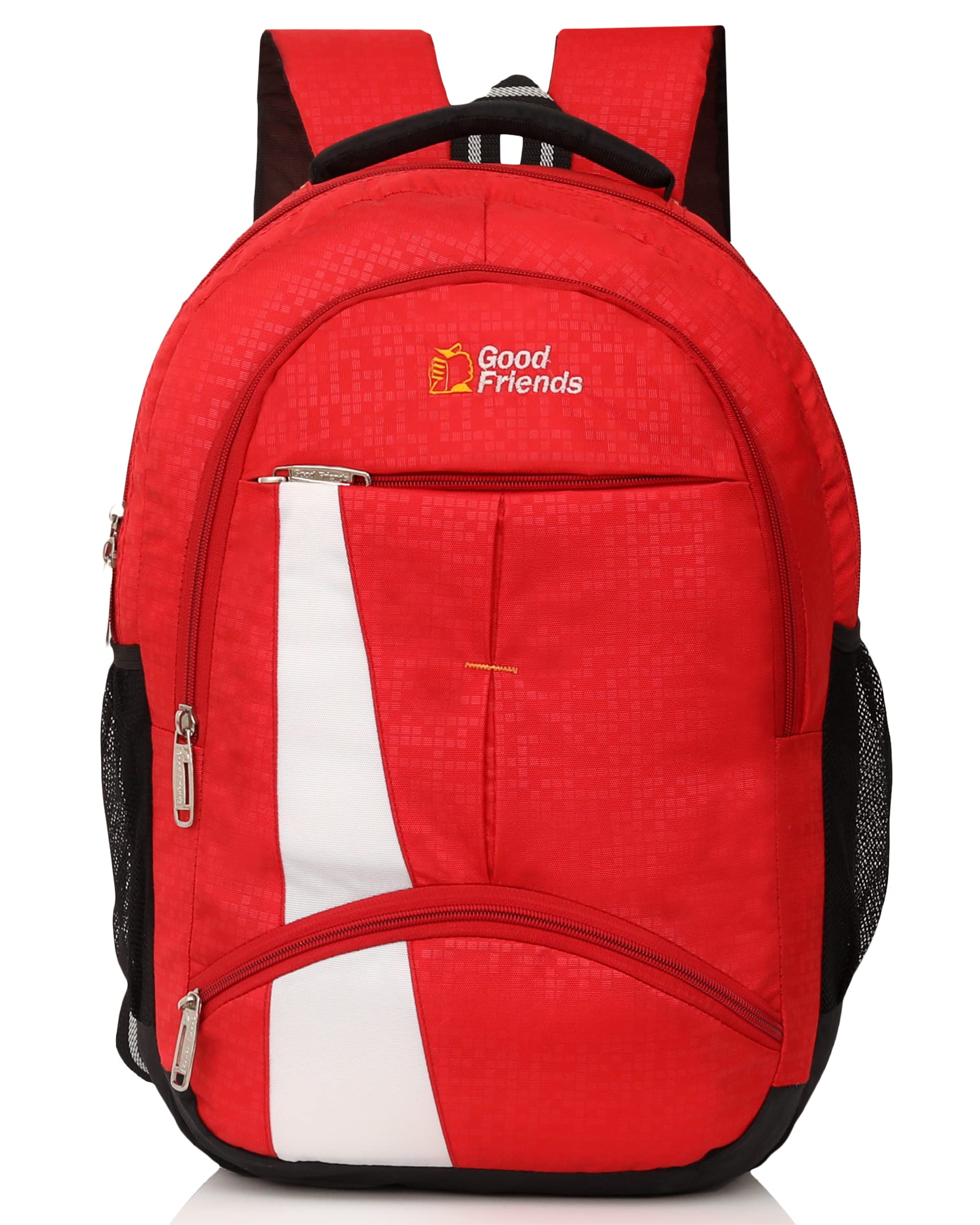Goodfriends Waterproof Casual/College Bag/School Bag/Laptop Backpack for Boys And Girls (Red) (B0BXHFZ8JM) Amazon Price History, Amazon Price Tracker