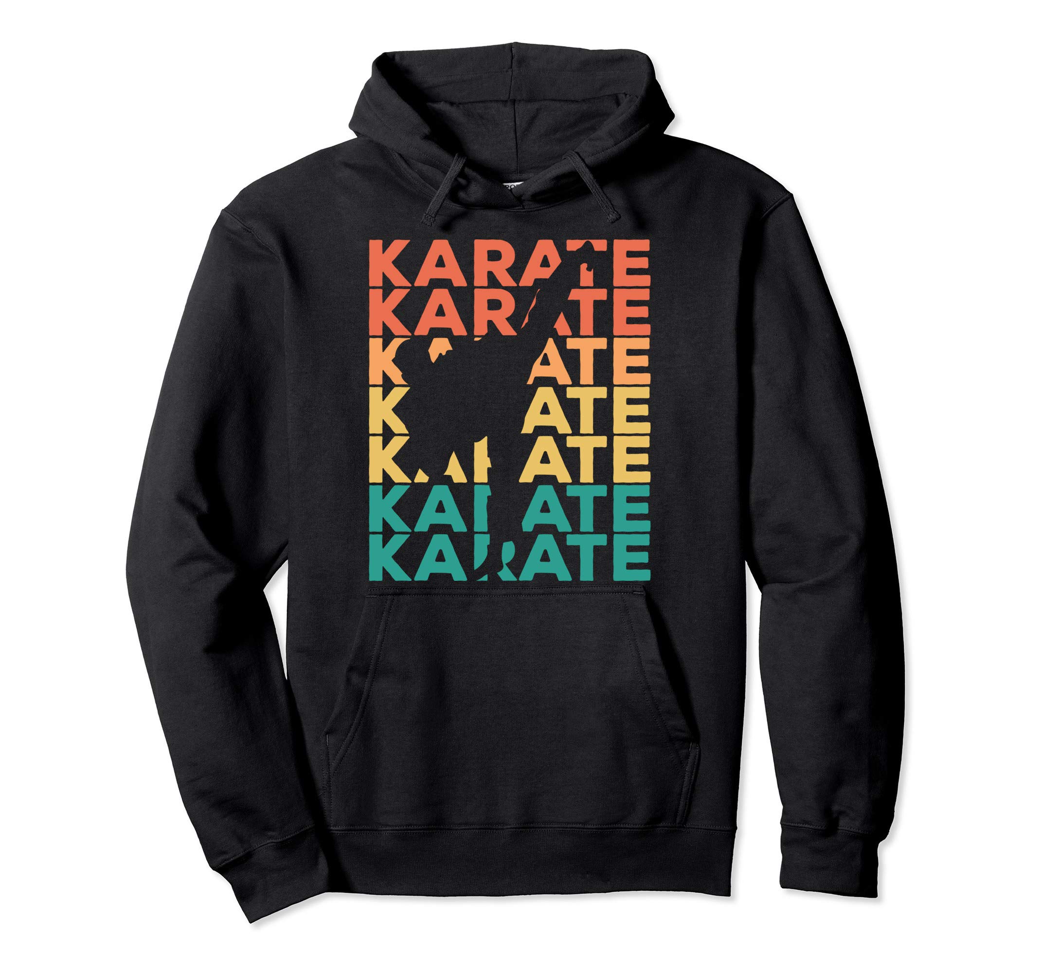 Retro Vintage Karate Gift For Karateka Pullover Hoodie