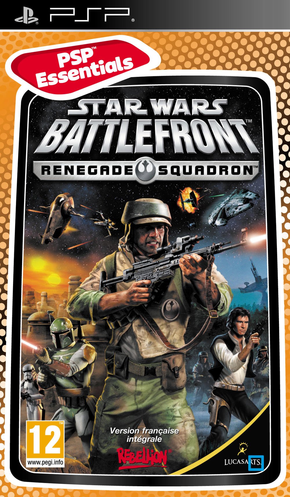 Jeu Star Wars Battlefront: Renegade Squadron PSP - Version Essentials Complète, Bon état, Boîtier Et Instructions